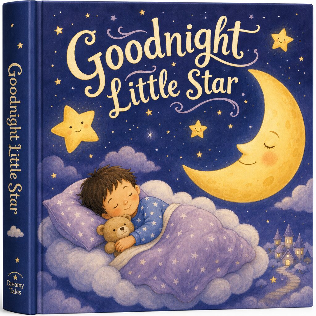 Goodnight Little Star — a kid-made book cover